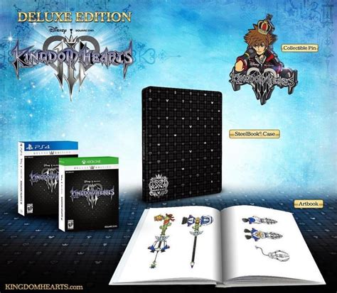 kh3 steel box|Amazon.com: Kingdom Hearts III 3 Deluxe Edition PS4 XBOX .